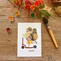 Card shop - Xmas postcard - Le Père Noël À Trotinette - POP ET SES FRÈRES