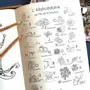 Loisirs créatifs pour enfant - Cahier d'Esquisses - Abécédaire de La Réunion - POP ET SES FRÈRES