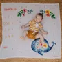 Accessoires enfants - Carré Photo - La Baleine et les Fleurs - POP ET SES FRÈRES