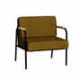 Armchairs - Barnabé retro interior armchair - fireproof removable cushions - LES GAMBETTES