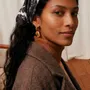Scarves - Silk Scarf 70 - OBSIDIENNE NOIRE - ANTAN CREATIONS