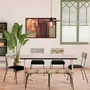 Bancs - Banc rétro Annie stratifié et acier - 130x37cm - LES GAMBETTES