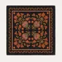 Foulards et écharpes - Carré de Laine 100 - BLACK BEAUTY - ANTAN CREATIONS