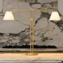 Table lamps - Cotswold Dual Table Lamp Fine Porcelain - Antique Brass - CORSTON ARCHITECTURAL DETAIL