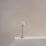 Table lamps - Cotswold Small Table Lamp Fluted Glass - Antique Brass - CORSTON ARCHITECTURAL DETAIL
