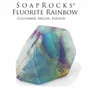 Soaps - Soaprocks Fluorite Rainbow Soap 170g - SOAPROCKS