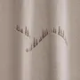 Curtains and window coverings - Blackout mountain curtain bouclette ecru fir - VAGABONDE INTERNATIONAL