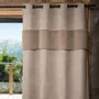 Curtains and window coverings - Velvet curtain beige fur 140x260cm - VAGABONDE INTERNATIONAL