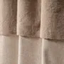 Curtains and window coverings - Velvet curtain beige fur 140x260cm - VAGABONDE INTERNATIONAL