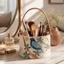 Decorative objects - Hand-Painted Ceramic Basket – Bloom Collection - DASTHAA