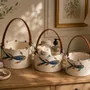 Decorative objects - Hand-Painted Ceramic Basket – Dream Sea Collection - DASTHAA