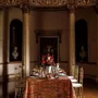 Table cloths - MARBLE FAN Linen Tablecloths and Napkins - SUMMERILL AND BISHOP