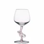 Verres à pied - Verre à vin rouge de la collection Wine Tie, Rosaline - HARRACHOV GLASSWORKS
