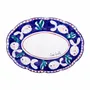 Parfums pour soi et eaux de toilette - PLAT OVALE POISSON BLEU 30 cm - CASA AMALFI