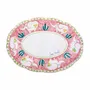 Fragrance for women & men - PINK ELEFANTINO OVAL SERVING PLATE 30 cm - CASA AMALFI