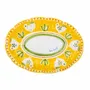 Fragrance for women & men - YELLOW PULCINO OVAL SERVING PLATE 30 cm - CASA AMALFI