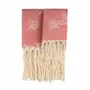 Fragrance for women & men - CORAL FRINGE GUEST TOWEL SET - CASA AMALFI