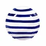 Parfums pour soi et eaux de toilette - SALADIER RAYURES BLEUES PEINT À LA MAIN - 26cm - CASA AMALFI