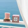 Parfums pour soi et eaux de toilette - SUNDAY IN NAPOLI Bougie en Cire de Soja Peinte à la Main - Feuille de Tomate & Magnolia 200g - CASA AMALFI