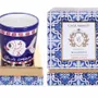 Fragrance for women & men - BLUE GROTTO Hand Painted Pesciolino Soy Candle - Aqua Marine & Sea Salt 200g - CASA AMALFI