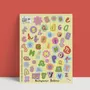 Children's arts and crafts - Sheet of waterproof stickers made in France - STICK ME BABY