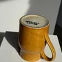 Carafes - Stoneware Kilt yellow ceramic carafe 1 liter H17 - OFFICE OBJETS