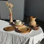 Mugs - Brown glazed stoneware cup H6.5 D10.5 - OFFICE OBJETS