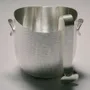 Crystal ware - Silver-plated ice bucket and flip flops | Velvet - ZANETTO
