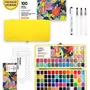 Papeterie bureau - Ensemble de 100 aquarelles haut de gamme tout-en-un - GRABIE