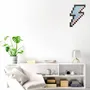 Stained glass decoration - Decorative adhesive glass mosaic lightning bolt #01 - PIXELBOX