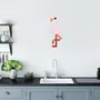 Stained glass decoration - Decorative adhesive glass mosaic flamingo #01 - PIXELBOX