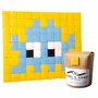 Stained glass decoration - Decorative adhesive glass mosaic invader #02 - PIXELBOX