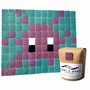 Stained glass decoration - Decorative adhesive glass mosaic invader #05 - PIXELBOX