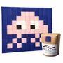 Stained glass decoration - Decorative adhesive glass mosaic invader #07 - PIXELBOX