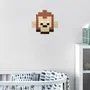 Stained glass decoration - Decorative adhesive glass mosaic monkey #01 - PIXELBOX