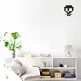 Stained glass decoration - Decorative adhesive glass mosaic skull #01 - PIXELBOX