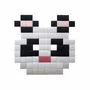 Stained glass decoration - Decorative adhesive glass mosaic panda #01 - PIXELBOX