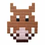 Stained glass decoration - Decorative adhesive glass mosaic warthog #01 - PIXELBOX