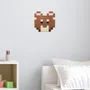 Stained glass decoration - Decorative adhesive glass mosaic teddy bear #01 - PIXELBOX