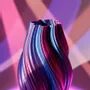 Aménagements pour bureau - Vase « Crème glacée chaude » | Multicolore | Rose/Bleu - AUURA