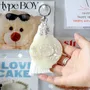 Bags and totes - keychains _ mother of pearl_ celadon vase / moon jar - HONGD.MADE