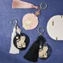 Bags and totes - keychain_mother of pearl_ tiger & magpie - HONGD.MADE