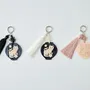Bags and totes - keychain_mother of pearl_ tiger & magpie - HONGD.MADE