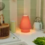 Decorative objects - SIMONE lamp - Vichy red and white - STUDIO AL OESTÉ