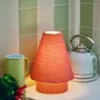 Decorative objects - SIMONE lamp - Vichy red and white - STUDIO AL OESTÉ