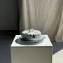 Plats et saladiers - Cloche à fromage en céramique à décor de fleurs de lys H7 D19 - OFFICE OBJETS