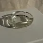 Objets de décoration - Lot de 2 cendriers vintage en verre épais porte-cigarettes D11,5 H2,5 - OFFICE OBJETS
