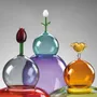 Vases - Vases à bouteilles en verre soufflé coloré - MASCAGNI CASA