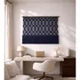 Tapestries - Navy Blue Handcrafted Macramé Wall Hanging - NŒULUXE