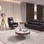 Floor lamps - Chrome steel and black steel floor lamp - ANGEL CERDÁ